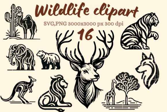 Download Wildlife Silhouette Outline Clipart - Silhouette outline Collection