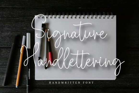 Download Signature Handlettering - Nature Collection