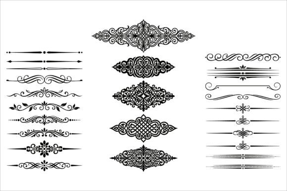 Download Elegant Flourish Divider Bundle - Flourish Collection