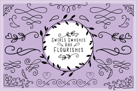 Download Swirls Swashes and Flourishes - Flourish Collection