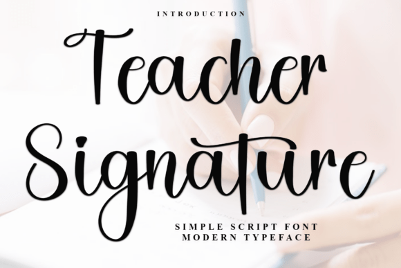 Download Teacher Signature - Nature Collection
