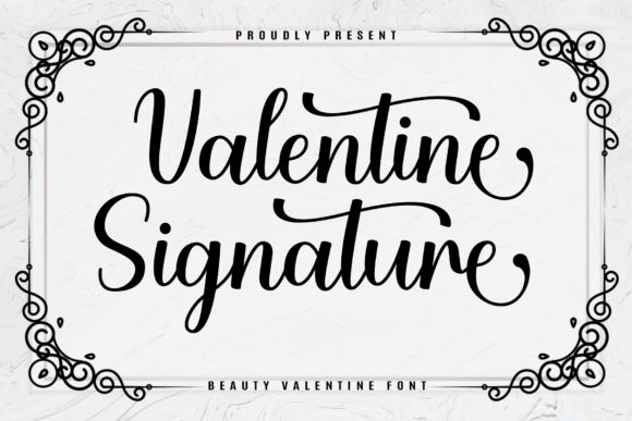 Download Valentine Signature - Nature Collection